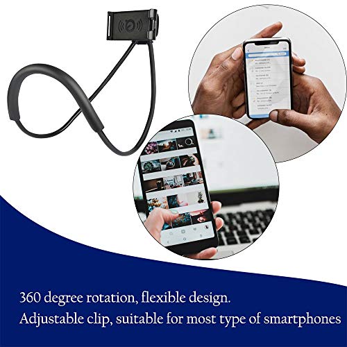 Suporte de telefone celular com design prático Unitedheart para pendurar no pescoço, suporte univers