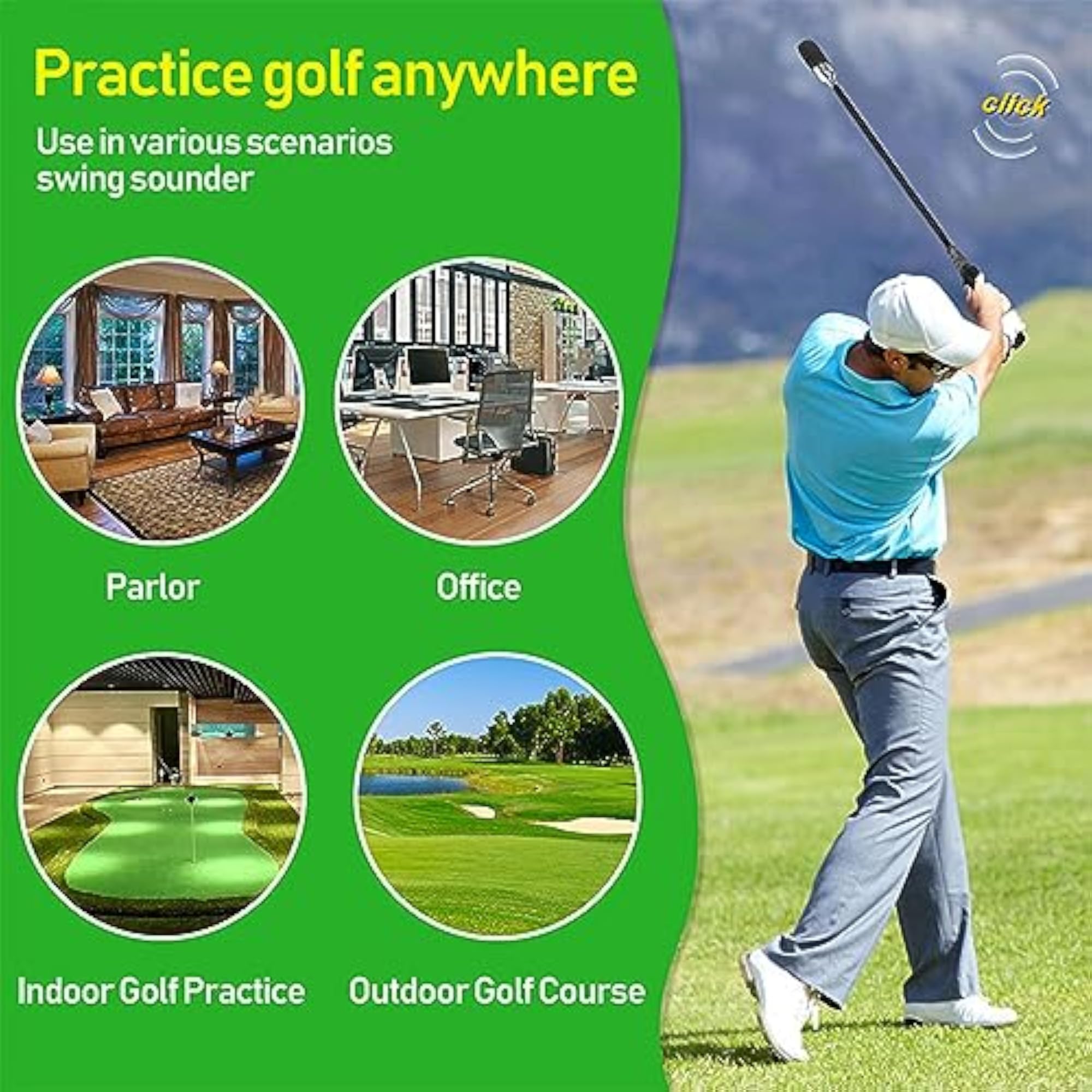 Golf Swing Trainer Warm Up Rod for Speed Training