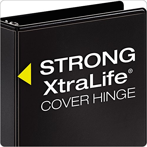Cardinal Binder, Performer ClearVue, 2 Inch Round Ring, 475-Sheet Capacity, Letter Size 8.5 x 11, Non-Stick PVC-Free, Customizable Covers, Black, Eco-Friendly for Office & School U image 5