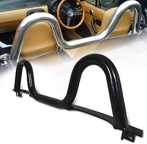 AJP Distributors Black Stainless Steel Eunos Roll Bar For Mazda Miata MX-5 1.6l 1.8l 1989 1990 1991 1992 1993 1994 1995 1996 1997 1998 1999 2000 2001 2002 2003 2004 2005