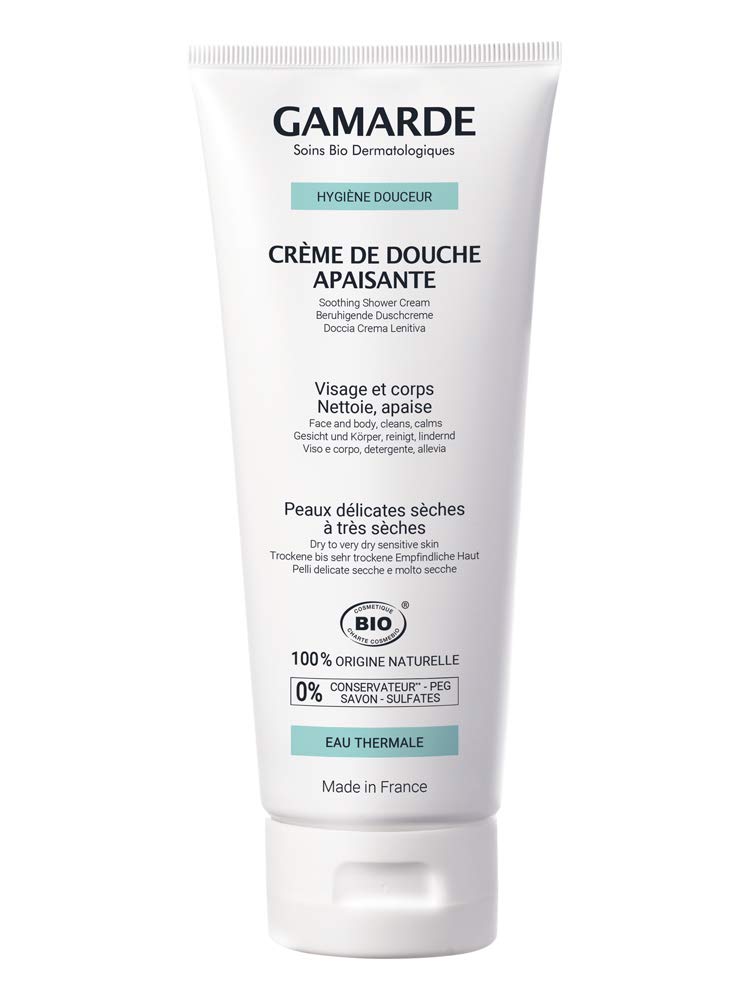 Gamarde Organic Gentle Hygiene Soothing Shower Cream 200ml