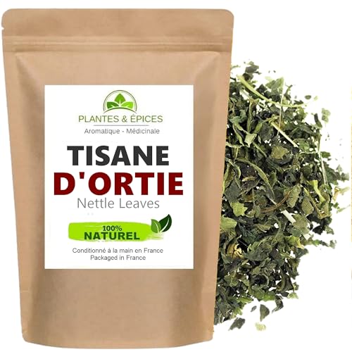 Plantes & Epices - Feuilles d'ortie séchées 100% Naturelles pour Infusion Tisane 100g