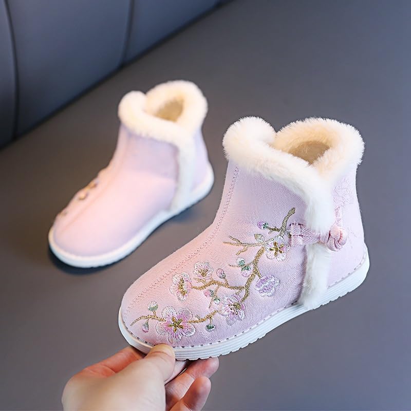 Girls Winter Warm Boot Kids Outdoor Snow Boots(Toddler/Little Kid)3