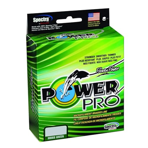 Image of Power Pro 0.60 MM Spectra Fiber Braided Fishing Line, Moss Green, 150YD /20LB