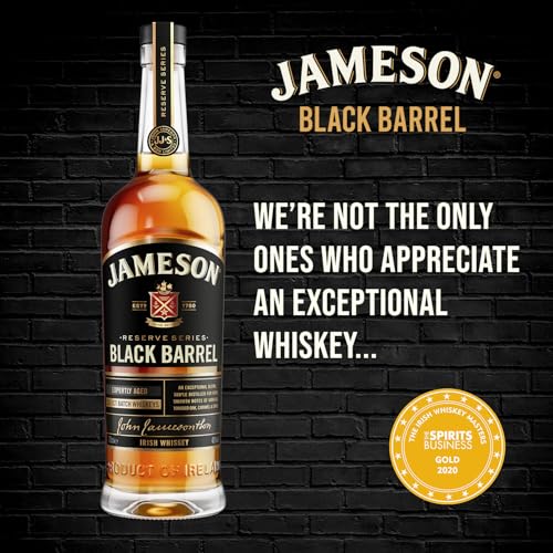 Jameson Bourbon Black Barrel Irish Whiskey Glasses Gift Set, 70 Cl (packaging may vary) - Image 2