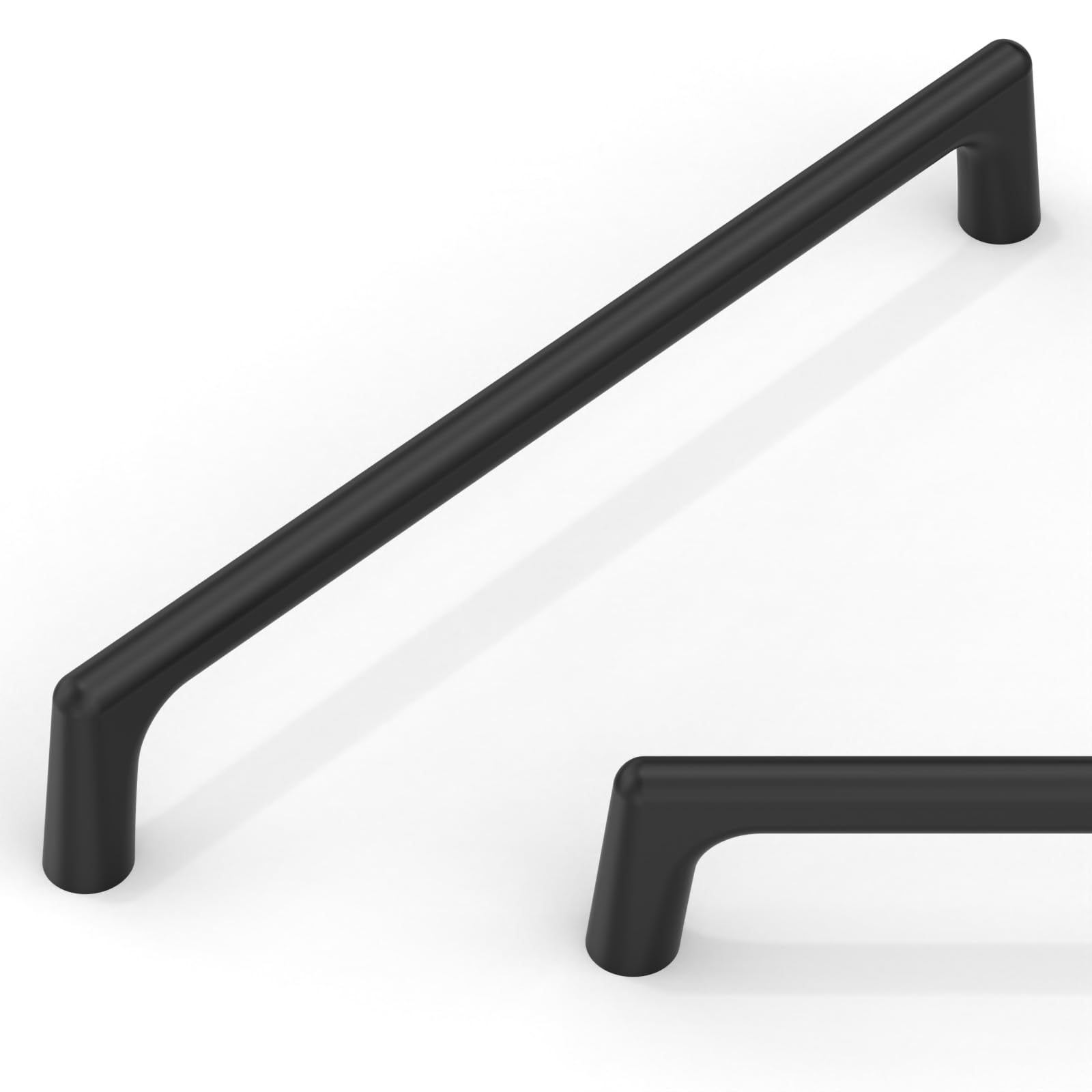 Talentedeco 10 Pack Matte Black Cabinet Pulls 6.3 Inch(160mm) Kitchen Cupboard Handles Cabinet Hardware for Drawer Pulls — image 1