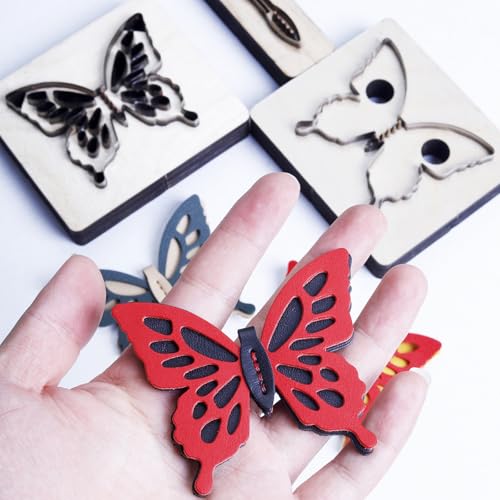 Leather Cutting Die,3D Butterfly Shape Leather Die Cutter Tool,Cutting Mold for DIY Crafts by Arokimi - Image 2