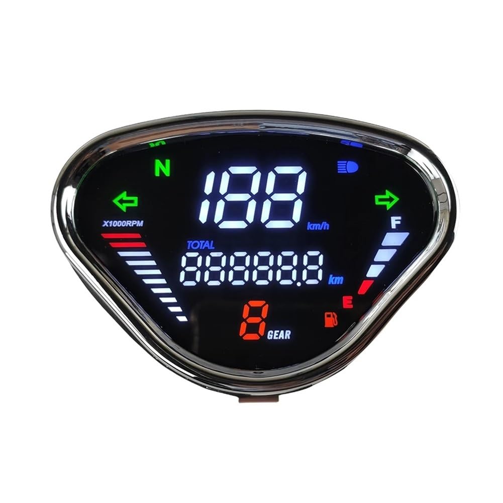 Contachilometri per motociclette 12V Gruppo strumenti Display Tachimetro digitale Contagiri Per DAX 70 Per CT50 Per CT70 Tachimetro Digitale
