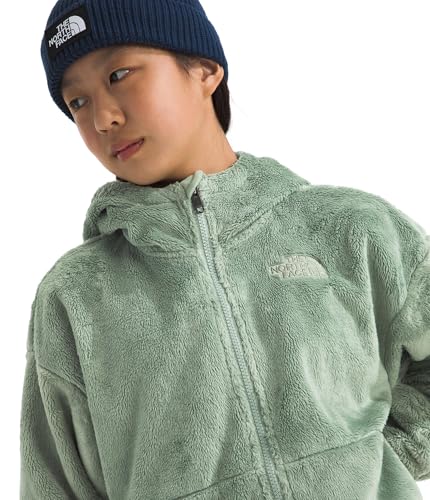 Image of THE NORTH FACE Girls' Osito Full Zip Hoodie | Fleece Hooded Jacket With Hand Pockets & Durable Ribbed Collar