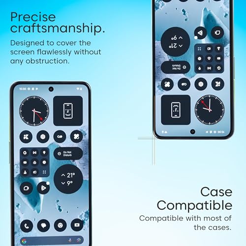 Image of AIBEX Tempered Glass Screen Protector & Screen Guard for CMF by Nothing Phone 2 Pro transparent