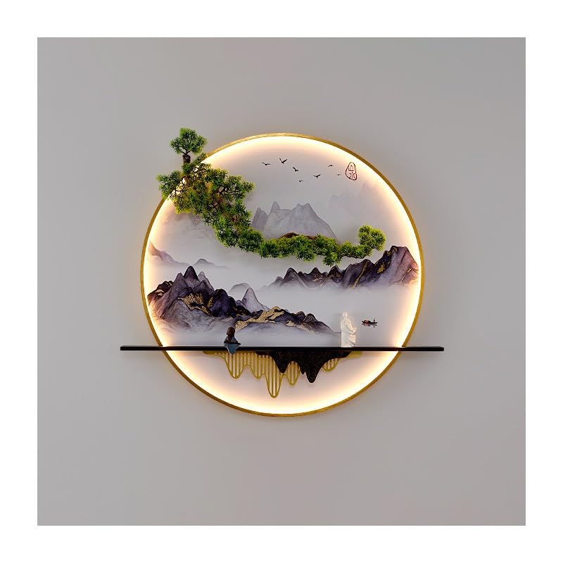 Applique murale d'extérieur NEBE luminaire de jardin villa style chinois paysage