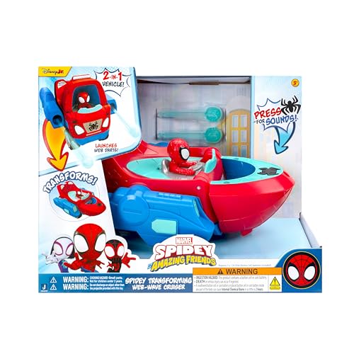 Spidey Transforming Web-Wave Cruiser