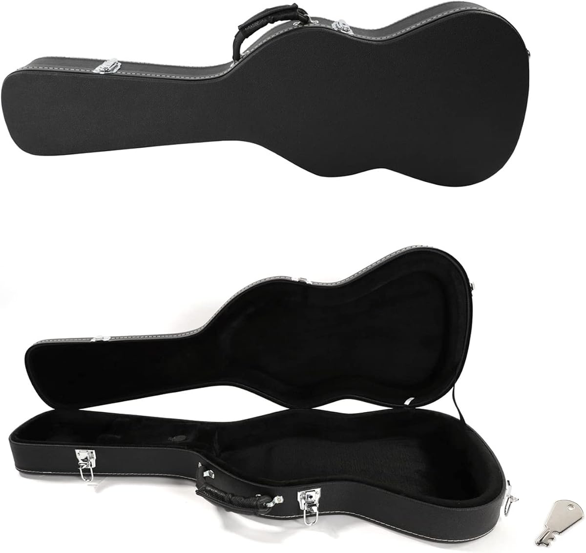 Ktaxon 39-Inch Electric Guitar Hard Case, KST-Style | Wooden Hard-Shell Protective Carrying Case with Lock Latch, Padding