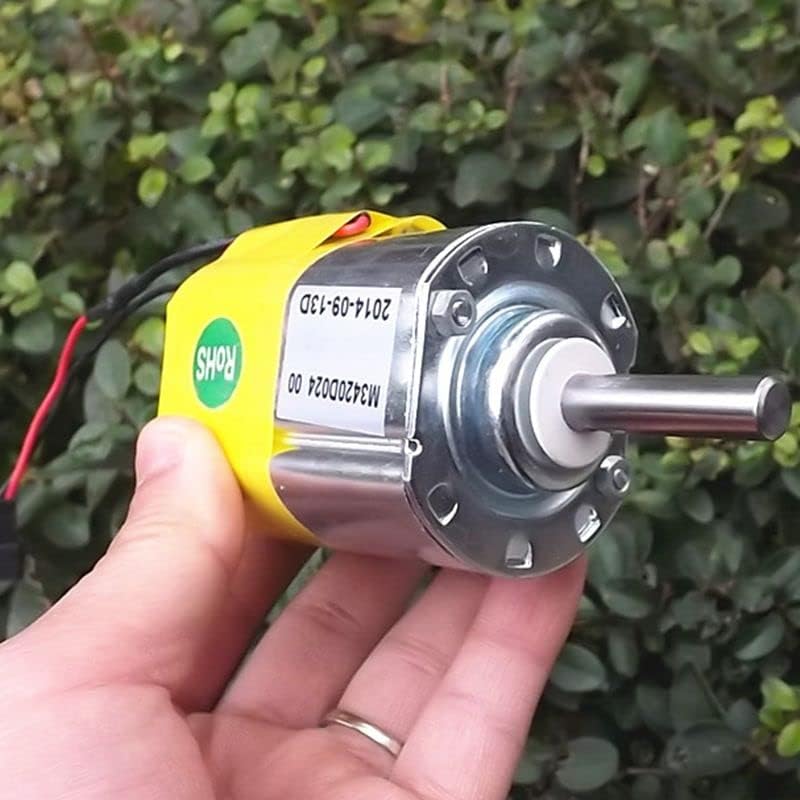 DC 24V High-torque Permanent Magnet Motor Generator , Ball Bearing Shaft 12-Level Dynamic Balance Correction 2500 RPM
