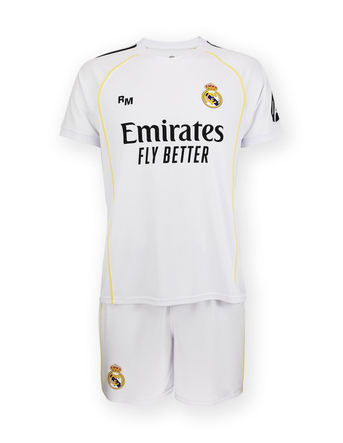 Real Madrid Equipación de Local 25/26 para niños - Talla 116 a 164 - Temporada 2025/2026 - Equipación de Local Kids - Producto Oficial para Fans