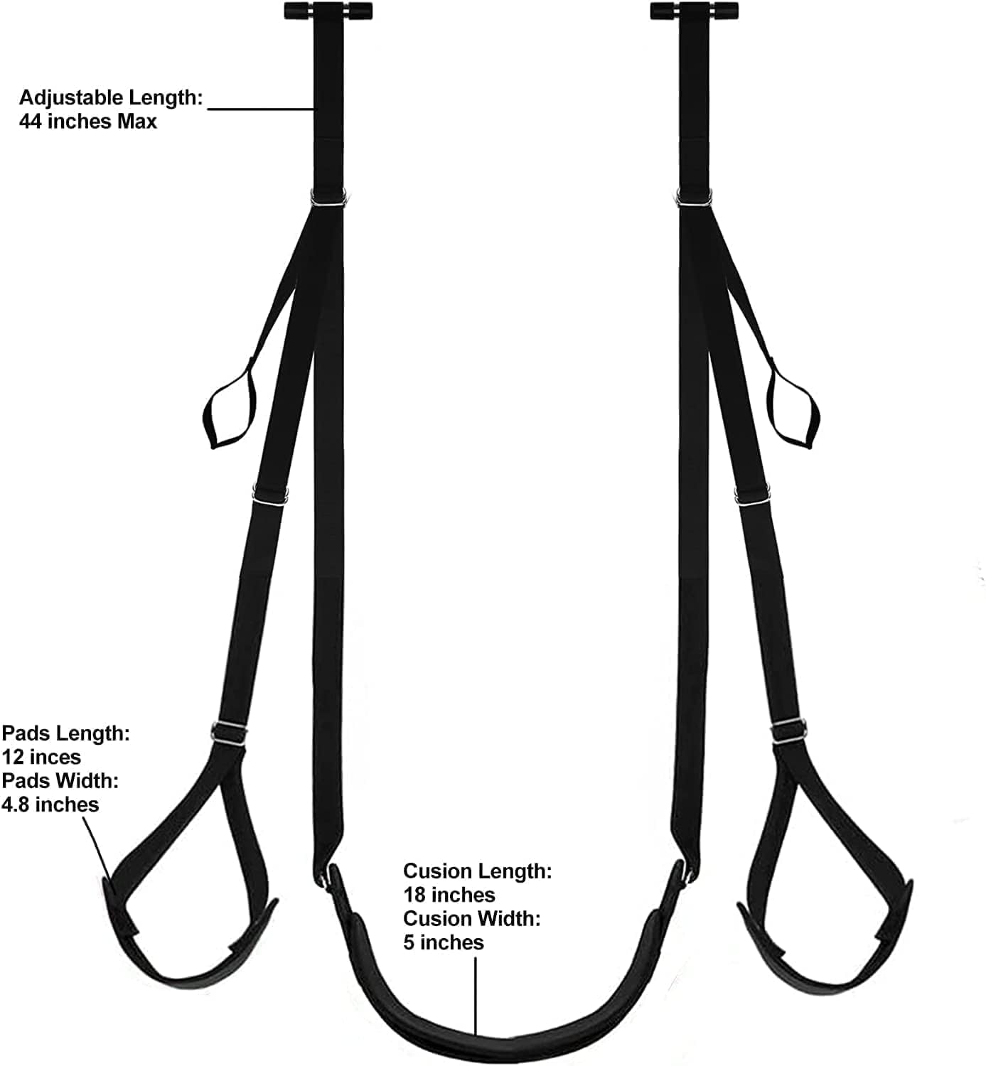 Balançoire de porte d'entrée adulte balançoire adulte balançoire porte réglable position support sangle stand stand stand stand 300lb