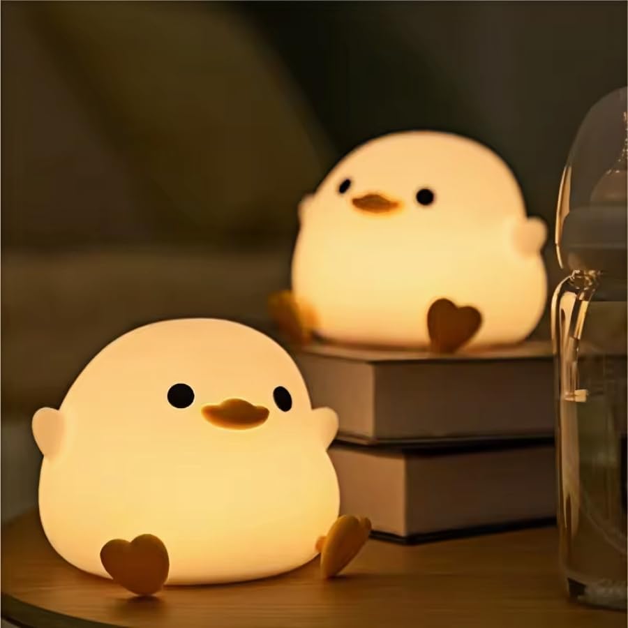 Lámpara de mesa de noche infantil silicona con sensor táctil miniatura 2