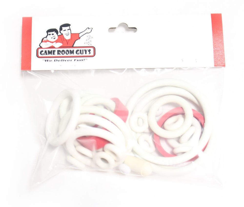 Game Plan Lizard Pinball White Rubber Ring Kit