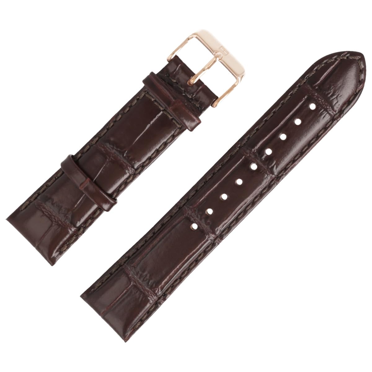 Tommy Hilfiger Uhrenarmband 22mm Leder Braun - 679302110