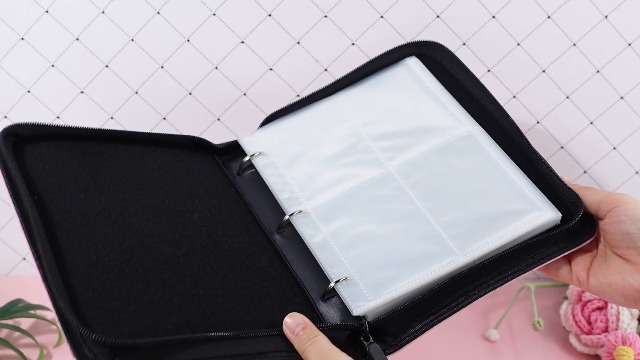 Amazon.com: Aliceset Card Binder for Gifts 4 Pocket with 55
