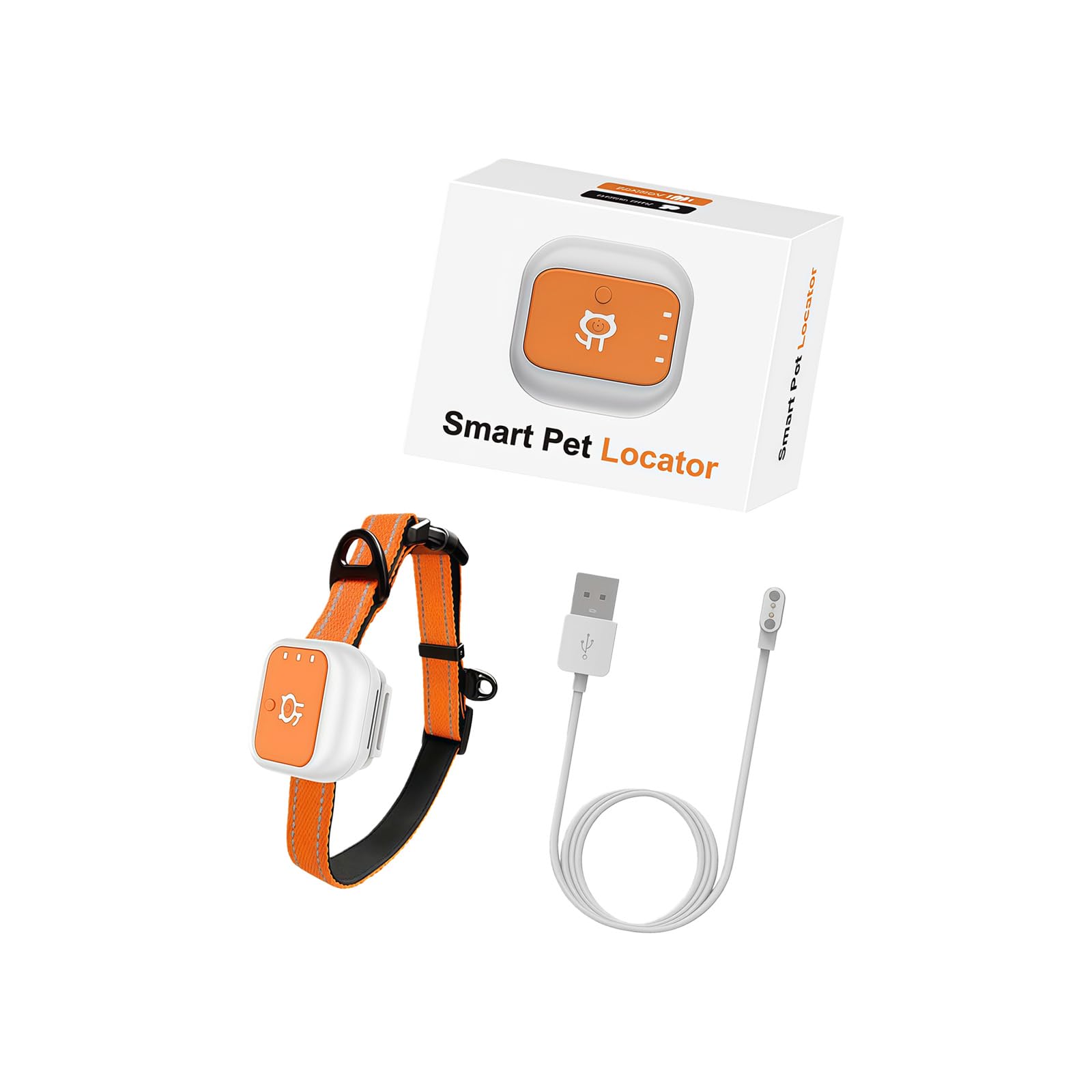 Tracker elettronico per animali domestici, con impermeabilità e posizione in tempo reale e recinzione riflettente