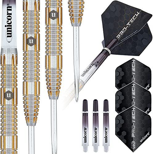 Unicorn Steel Tip Professional Darts Set, 22 g, 22 g