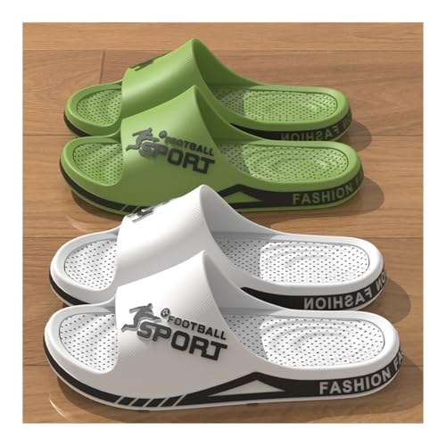 Sandals, Women's Summer EVA Slippers - Lightweight Thick Sole Indoor House Sandals Slippers(White,6.5)3