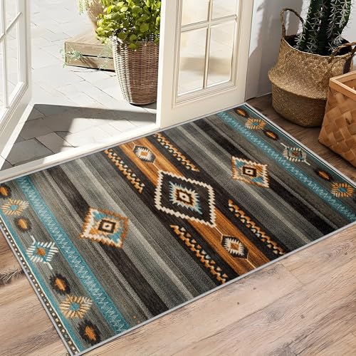 Tapete decorativo 8x10 Navajo para sala y dormitorio miniatura 5