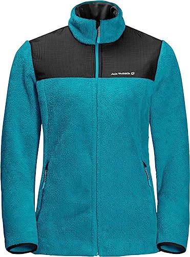 Jack Wolfskin, Dna Kenai, Fleecejacke, Dunkles Cyan, Xs, Frau