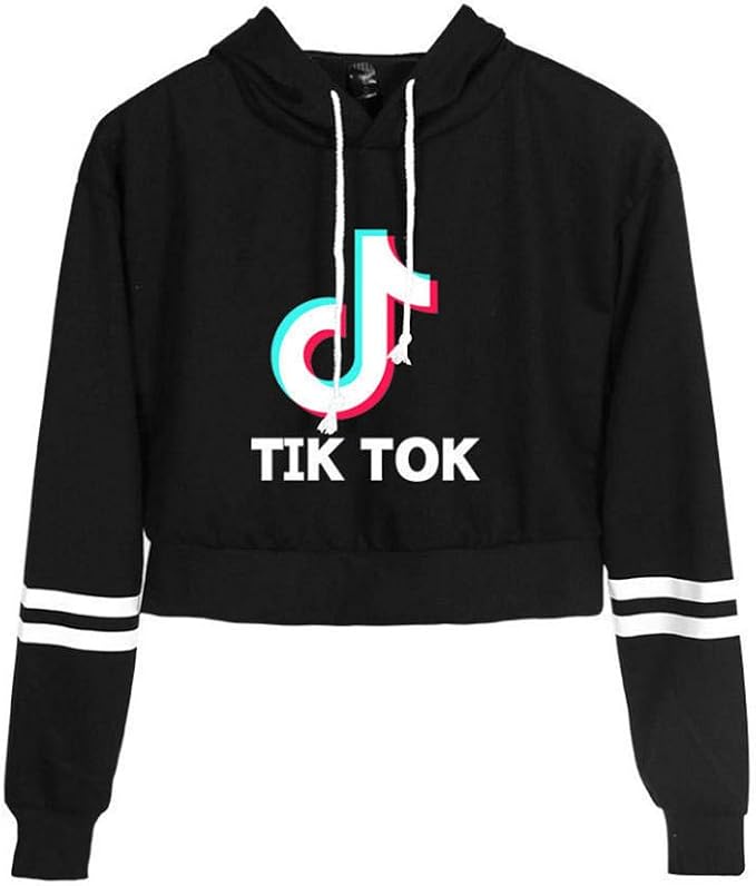 Amazon.com: TIK Tok - Sudadera con capucha de cintura alta para niña :  Ropa, Zapatos y Joyería