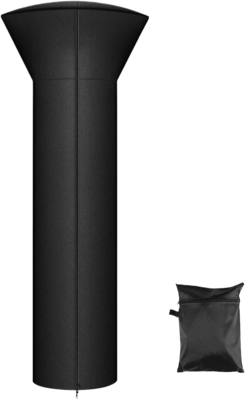 Patio Heater Covers Patio Heater Cover Waterproof With Zipper Storage Bag Outdoor Furniture Protector Dustproof Wind/UV/Snow-Resistant 89'' Height
