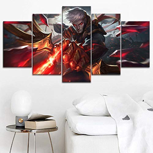 5 Leinwandbilder Rahmenlos Wandbilder Wohnkultur Leinwanddrucke Game League Varus Bild auf Leinwand Dekoartikel Drucke auf Leinwand Halloween