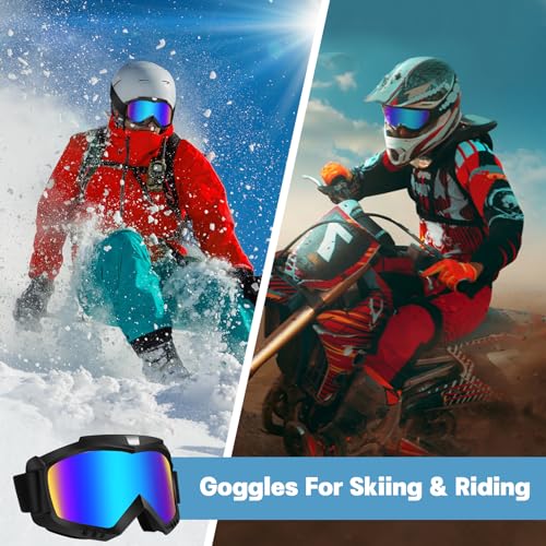 Lievermo Dirt Bike Goggles, Motorcycle Goggles thumb #5