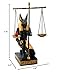 SUMMIT COLLECTION Black and Gold Anubis Scales of Justice Egyptian Statuette