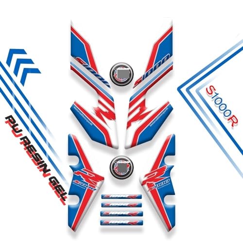 Autocollant de réservoir arrière réfléchissant S1000RR protection réservoir 2017