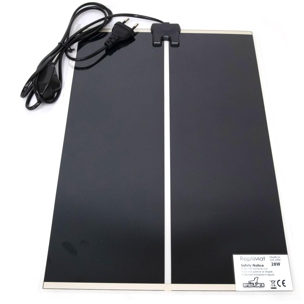 Reptiles Planet - Repti Mat - Tappeto riscaldante per Terrario - 28 W / 53 x 28 cm