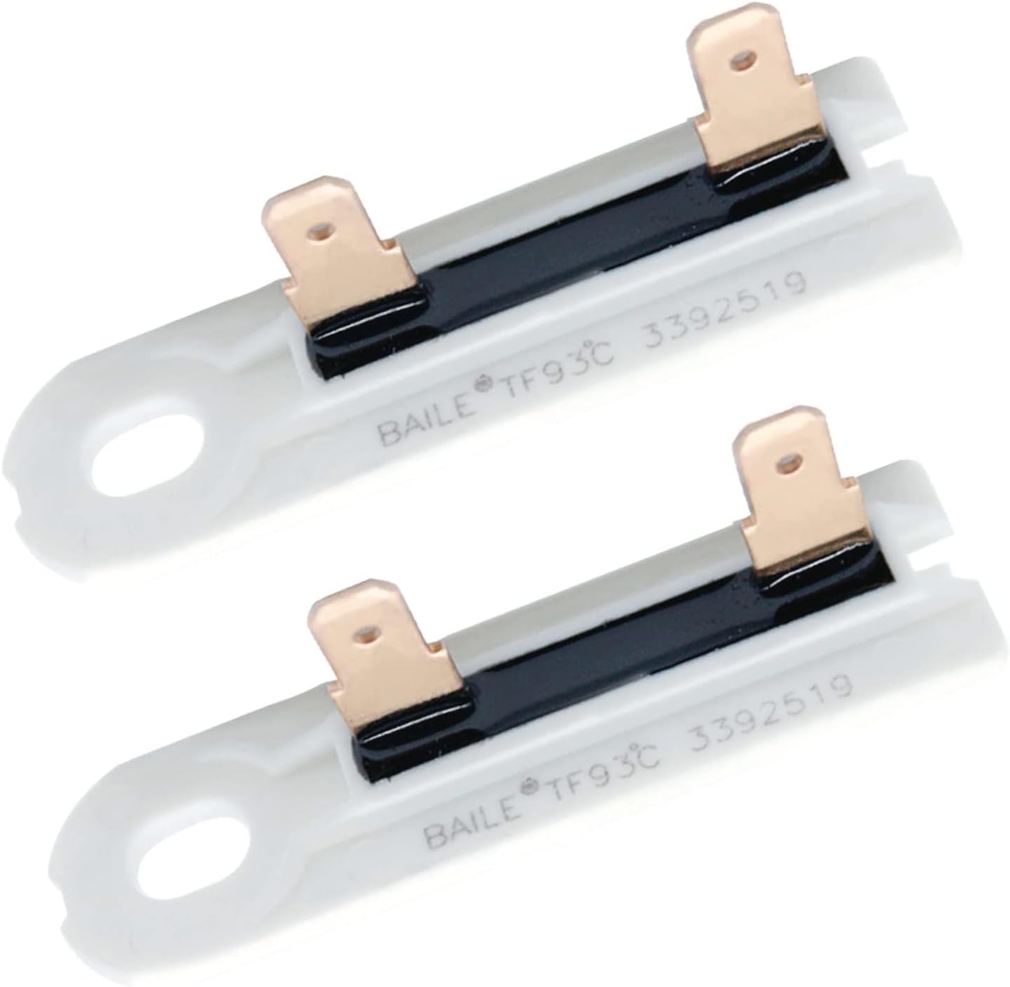 BAILE 2PCS 3392519 Dryer Thermal Fuse Thermal Cutoff