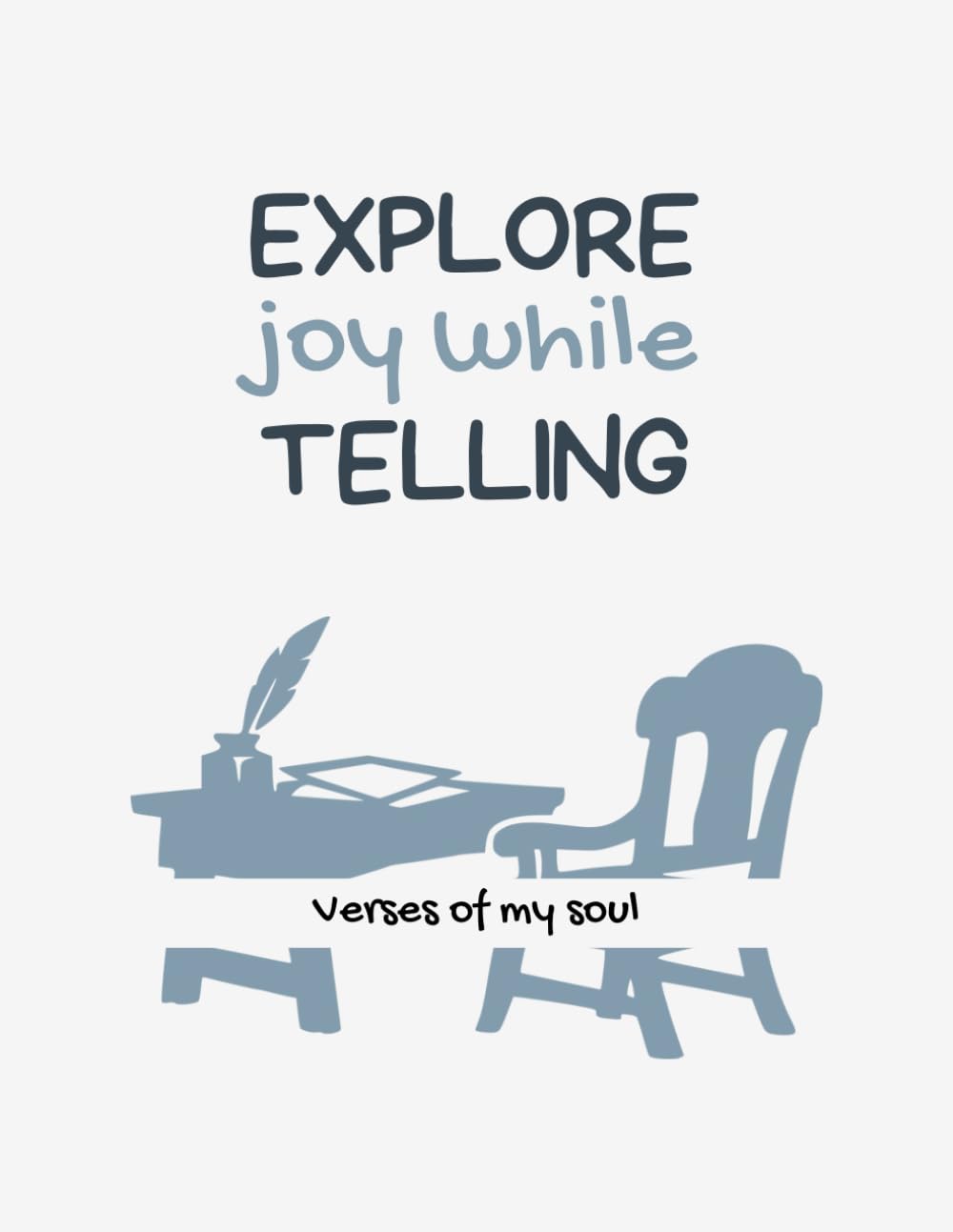 Explore Joy While Telling | Poetry: 26 Poetry Prompts Journal from A to Z | Interactive Notebook to Write, Review & Share 26 Complete Poetry | ... Writing Practice | Gift For Women Men Writers