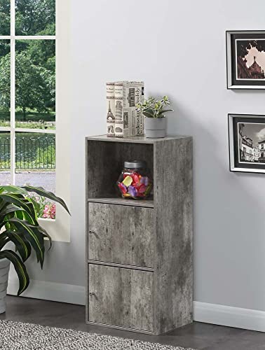 Convenience Concepts Xtra Storage 2 Door Cabinet With Shelf, Faux Birch #TOP1