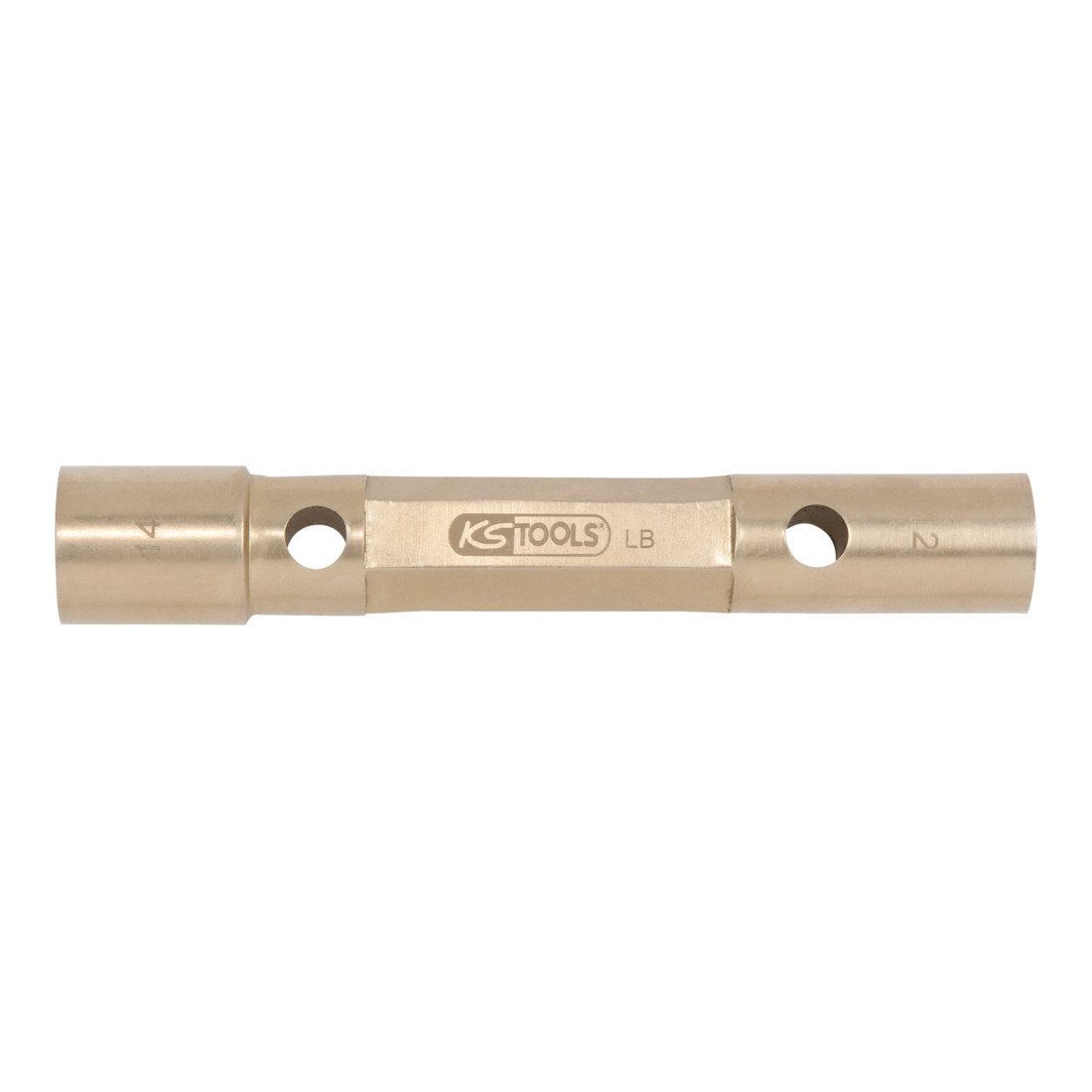 KS TOOLS 963.8399 BRONZE + Hexagonal socket spanner double- sided 19x22 mm
