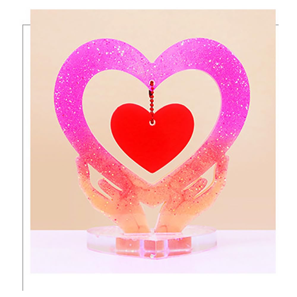 Amazon.co.jp: Finyoffiy ハートフォトフレーム 樹脂型 Love Heart