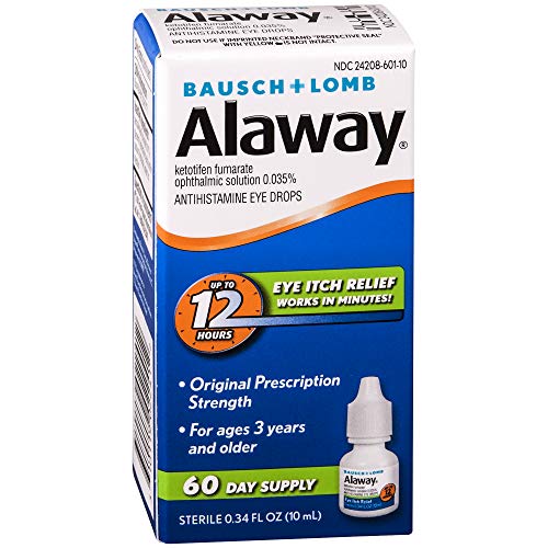 Allergy Eye Itch Relief Eye Drops by Alaway, Antihistamine, 10 mL Herald
