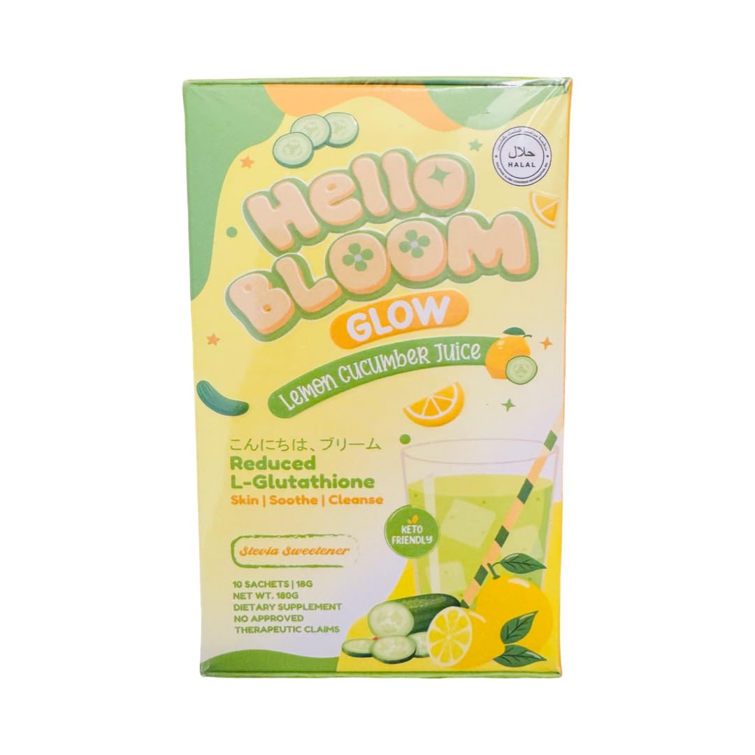 jelly drink with glutathione Amazon.com: Hello Bloom Glow Reduced L-Glutathione Powder Juice Drink (10  Sachets x 18g, Lemon Cucumber) : Health & Household