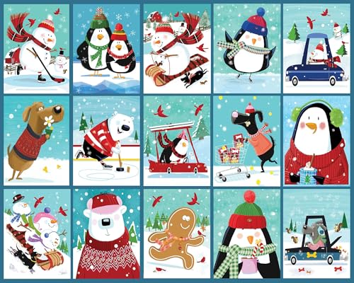 Springbok Snow Day Fun Rompecabezas de 400 Piezas para Adultos y Familia miniatura 1