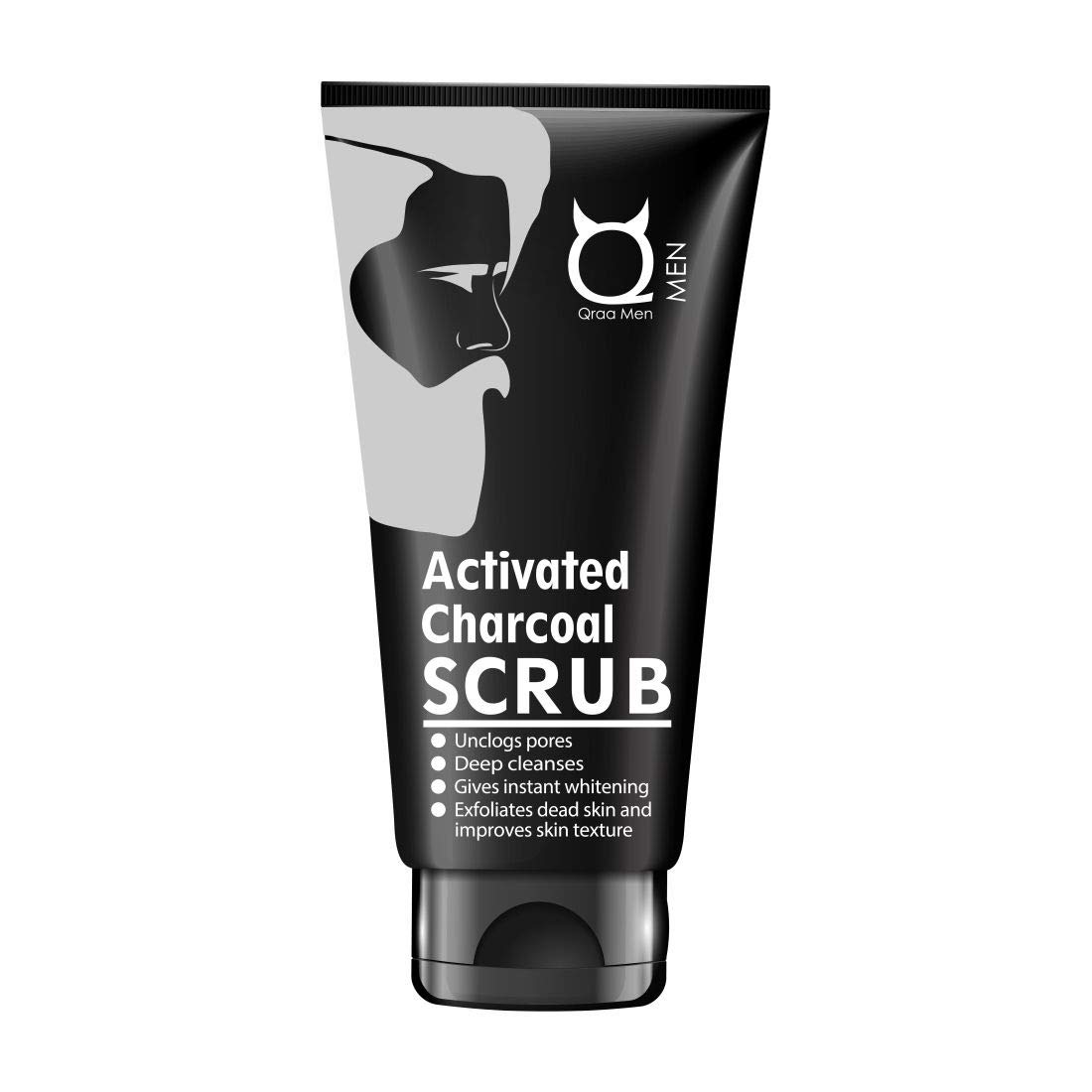 Qraa Activated Charcoal Scrub, 100g Health & Household