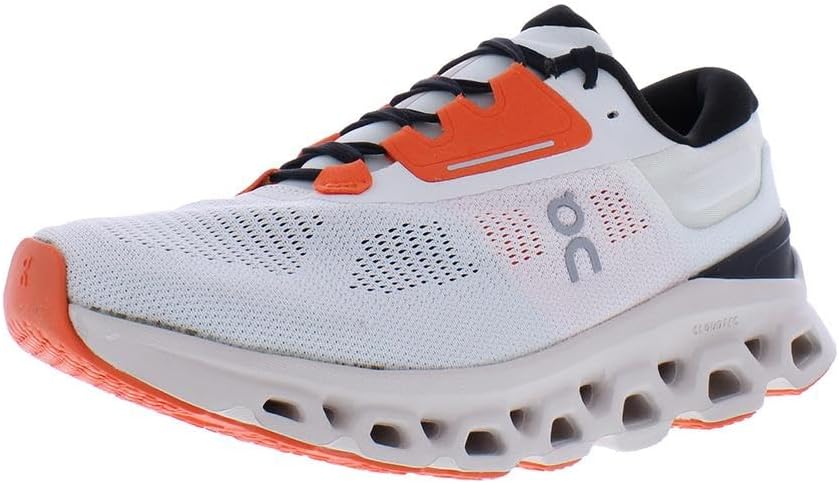 On Cloudstratus 3 Womens Shoes Size 10, Color: Undyed White/Sand White - Image 5