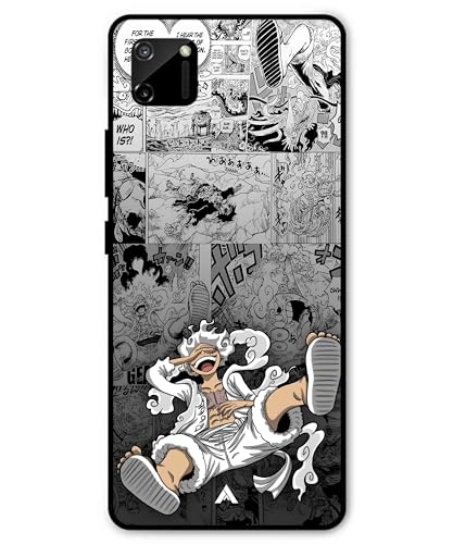 Image of Premium Anime 2 Case for Realme C11 (Glossy Finish) Soft-Touch Metal TPU Back Cover, Shockproof, Designer, Aesthetic Mobile Phone Case