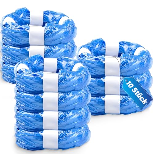 10 Recharges pour Poubelle à Couches Film Antibactérien Multicouche Anti-odeurs, Compatibles avec Tommee Tippee Sangenic Tec