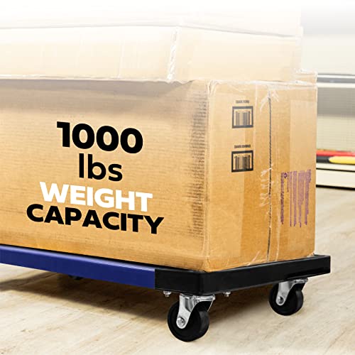 Olympia Tools 1000 Lb Capacity Plastic Furniture Dolly For Moving, 18 X 30 In, Fully Asembled And Ready To Use (Single Pack) #TOP1