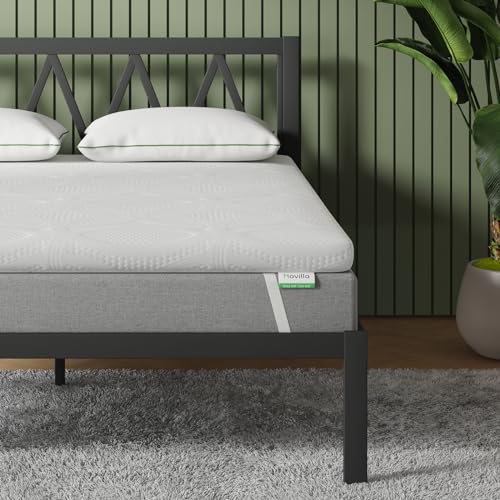 Novilla 3 Inch Mattress Topper King, Ventilated Design Gel Memory Foam Mattress Topper for Back Pain & Pressure Relieving, Supportive & CertiPUR-US Certified by Novilla - Used condition - US$66.43